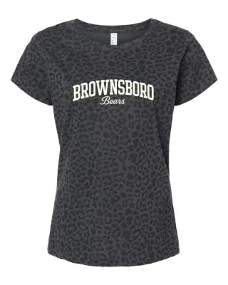 Youth Brownsboro Bears Leopard Tee