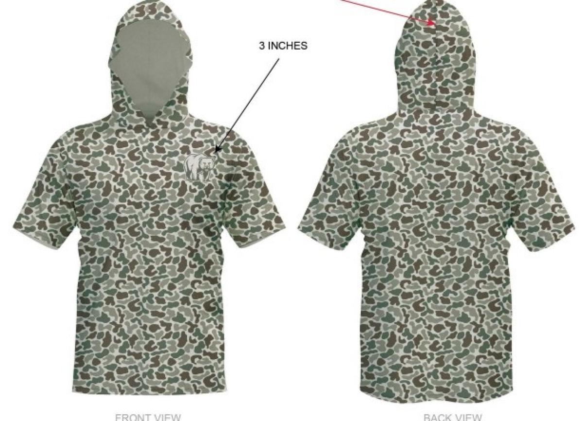 Duck Camo Performance Hooded Short Sleeve