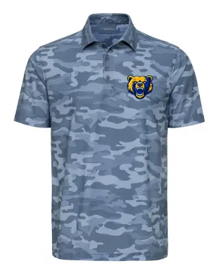 Men's Sam Hardin Bear Blue Camo Polo