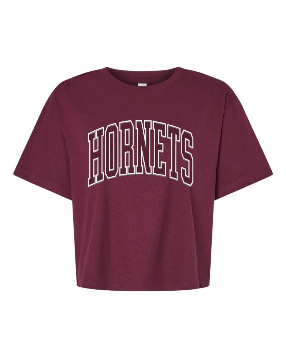 Hornets Women's Mid-Length Boxy Tee