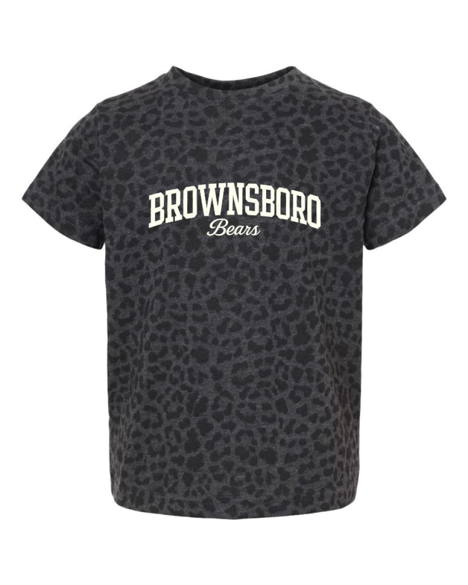 Toddler Brownsboro Bears Leopard Tee