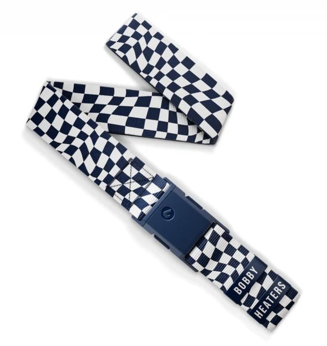 Bobby Heaters Edge Checkers Navy Blue