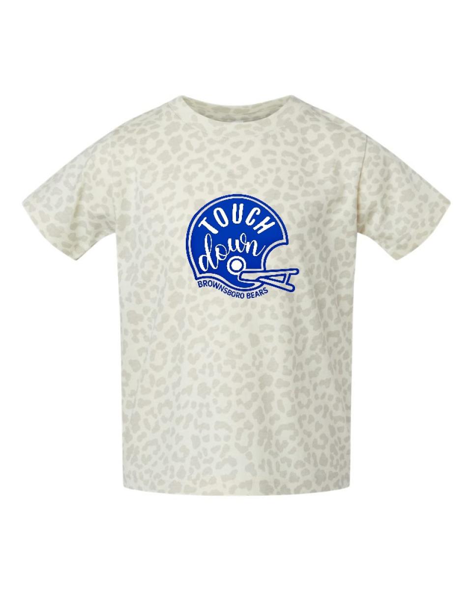 Toddler Touch Down Brownsboro Bear Tee