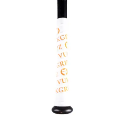 White/Orange Bat Grip